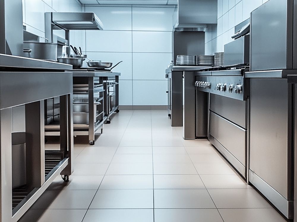 Alimentação e Food Service: ambiente com piso técnico